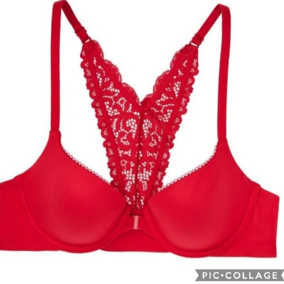 NWT VICTORIA’S SECRET BODY BY VICTORIA FRONT HOOK RACER BACK BRA 32DDD - Picture 4 of 8